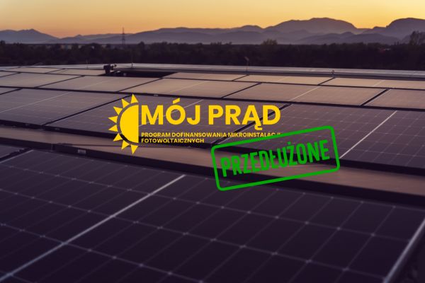 Przedłużenie składania wniosków Mój Prąd 6.0 